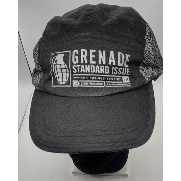 Grenade Standard Issue 5 Panel Strap Back Ball Cap Hat - Picture 2 of 6